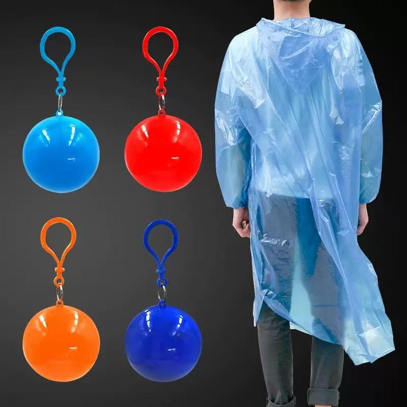 Emergency Poncho Rain - Poncho antipioggia monouso a forma di