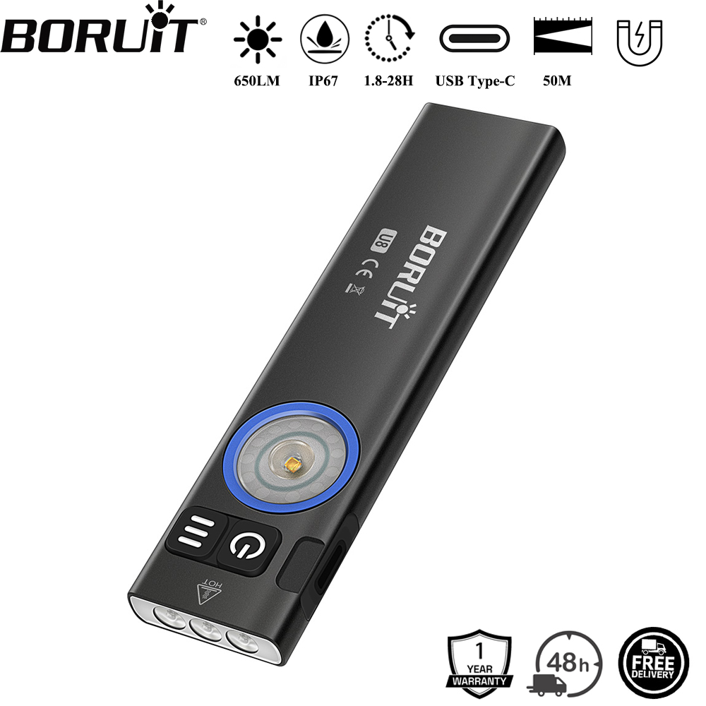 Fishing Kit Compact - BORUiT U8 650LM EDC Torcia LED