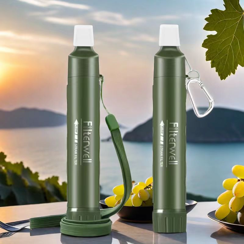 Water Purification Straw - Filterwell Personal Camper Depuratore d'acqua Filtro