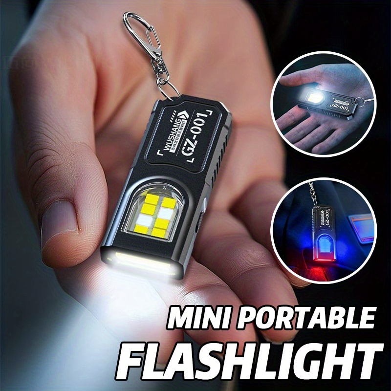 Fishing Kit Compact - Potente Mini Torcia LED COB Portachiavi,