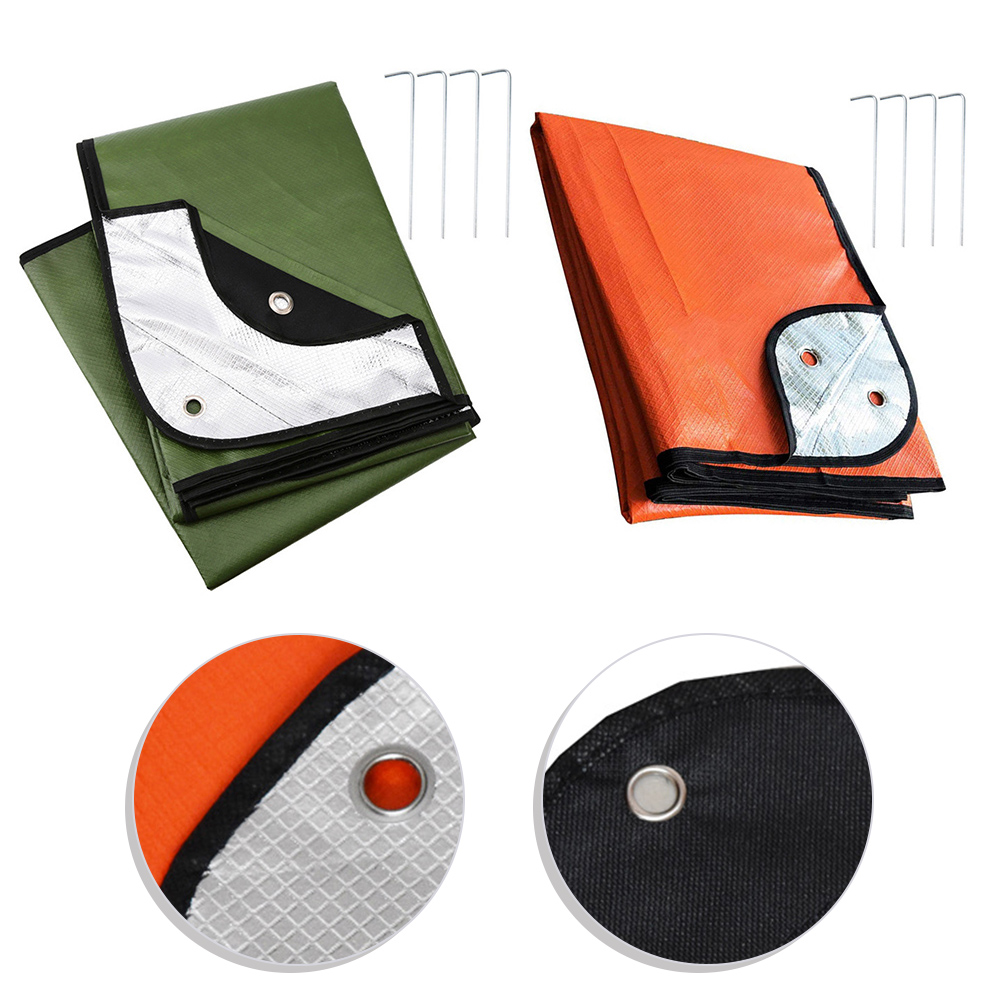 Survival Blanket Reflective - 1pc Coperta di sopravvivenza di campeggio