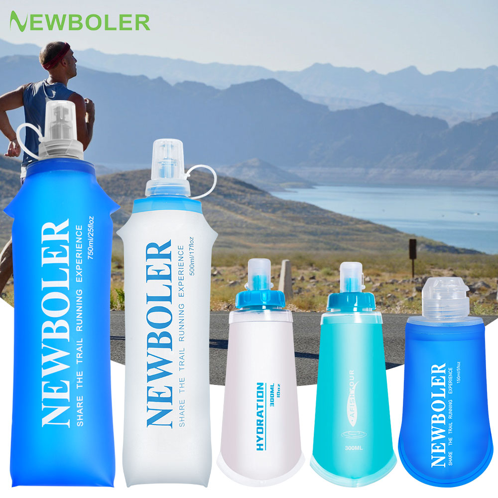 Water Bag Collapsible - 150/250/300/500/750ml Bottiglia d'acqua pieghevole per morso