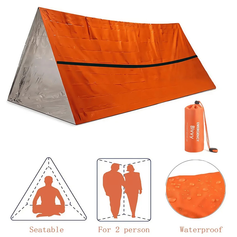 Bivy Bag Emergency - Tenda di Emergenza per 2 Persone,