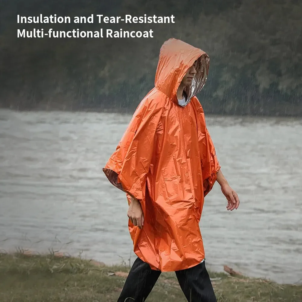 Emergency Poncho Rain - Poncho impermeabile di emergenza Coperta antipioggia