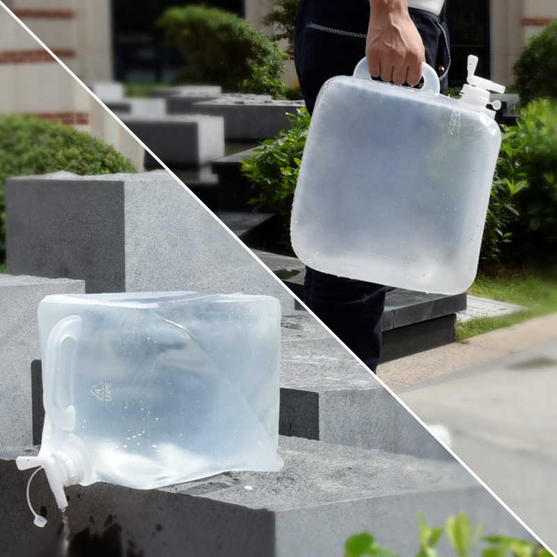 Water Bag Collapsible - 1 Pezzo Contenitore d'Acqua Pieghevole in