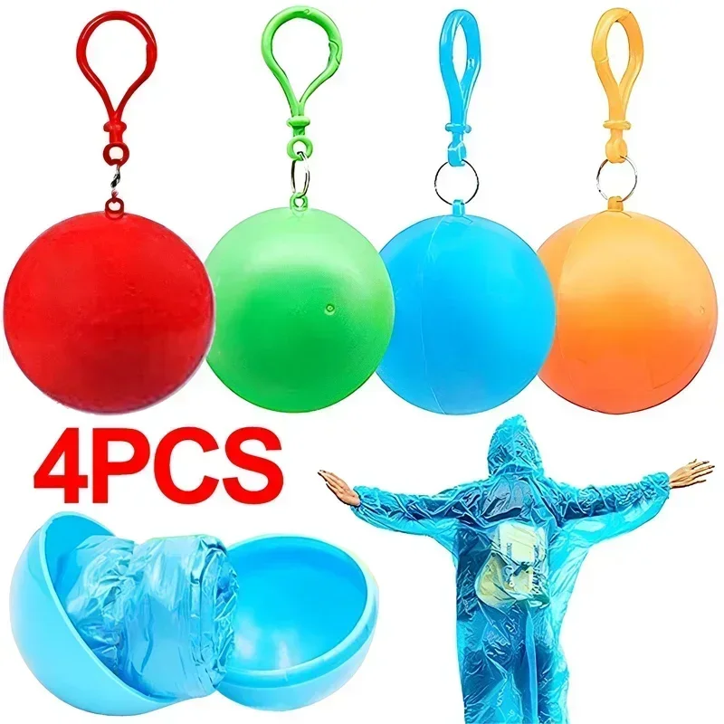Emergency Poncho Rain - Poncho Antipioggia Monouso Portatile Colorato a