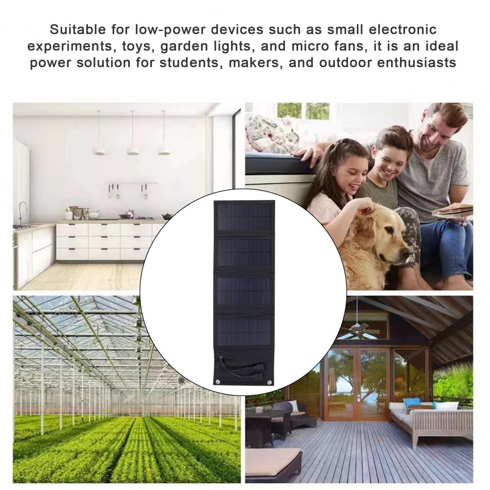 Solar Emergency Charger - Pannello Solare Leggero Pieghevole da 7W,