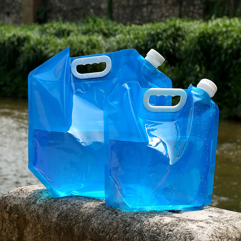 Water Bag Collapsible - Borsa per contenitore dell'acqua pieghevole, brocca