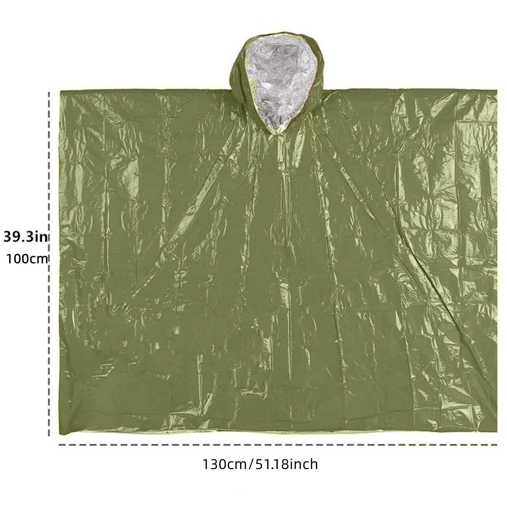 Poncho termico antipioggia per - Survival Blanket Reflective recensione e prezzo