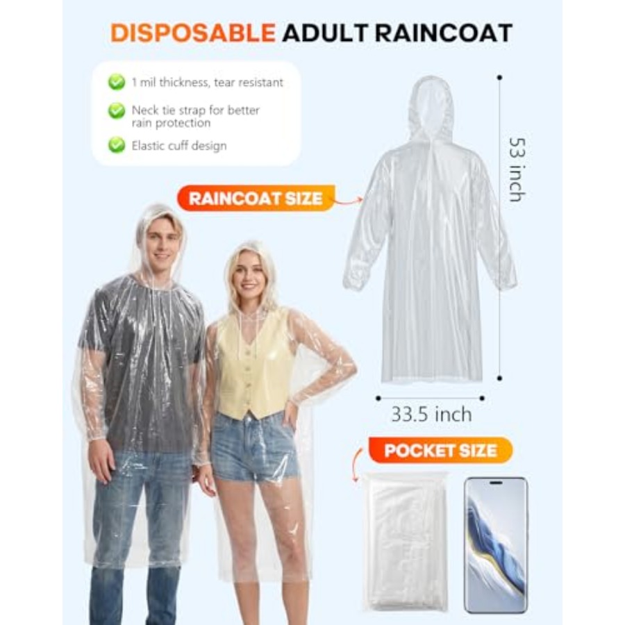 Poncho Impermeabile Monouso, C - Emergency Poncho Rain recensione e prezzo