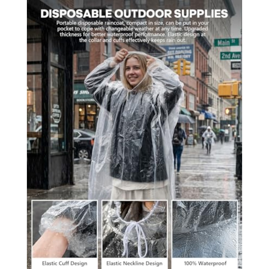 Poncho Impermeabile Monouso, C - Emergency Poncho Rain recensione e prezzo