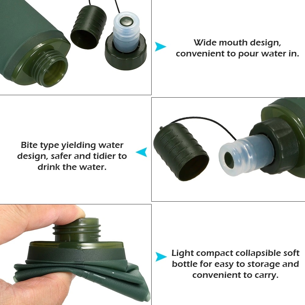 Borraccia Pieghevole da 250ml  - Water Bag Collapsible recensione e prezzo