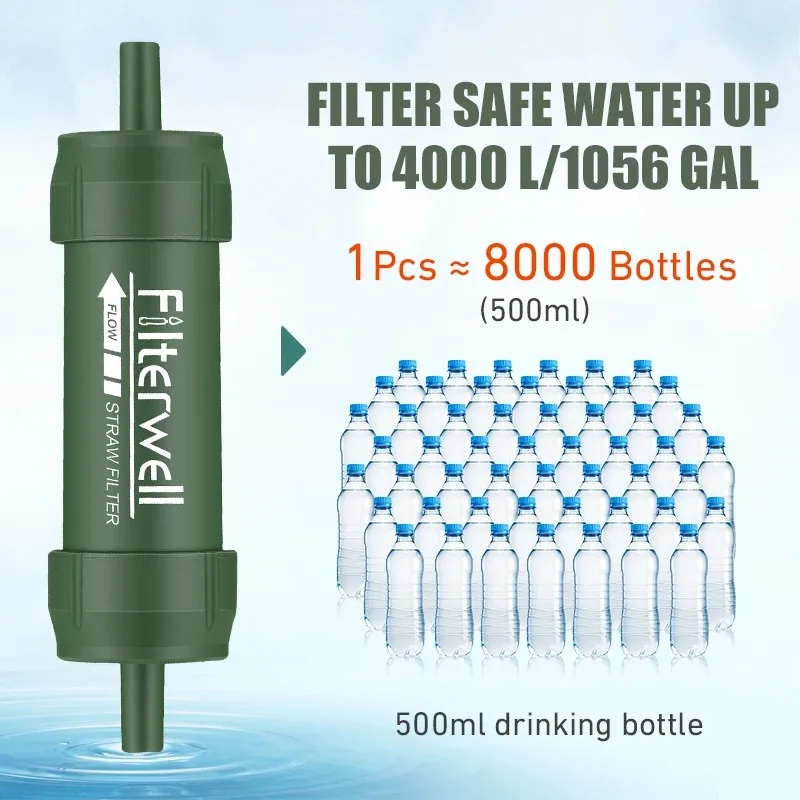 1PC Mini filtro per l'acqua da - Water Purification Straw recensione e prezzo