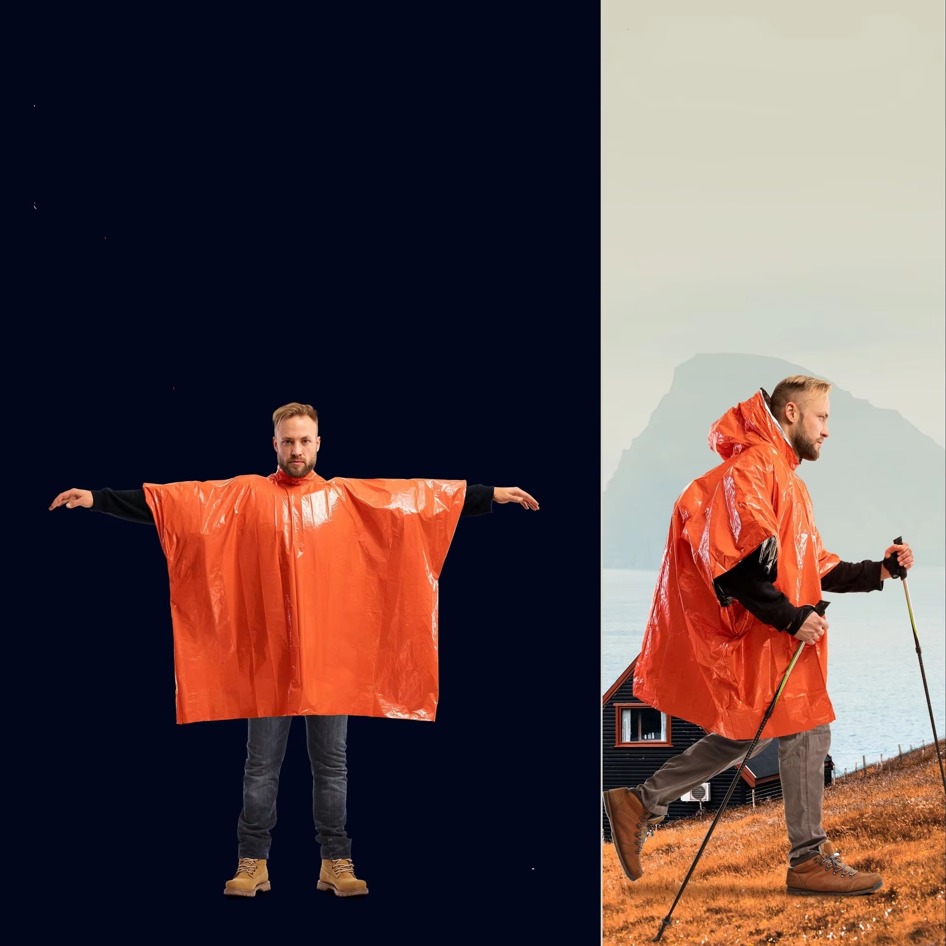 LIFE poncho Sopravvivenza di e - Survival Blanket Reflective recensione e prezzo